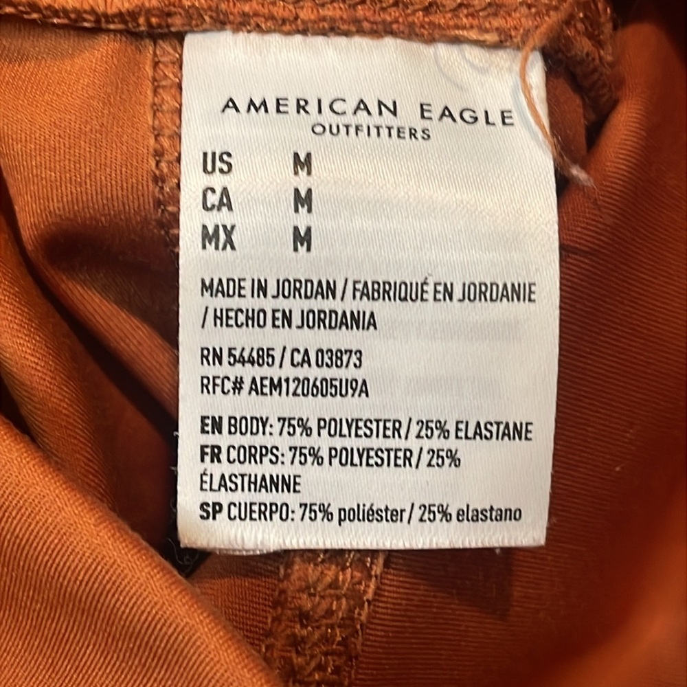 American Eagle Orange The Everything Pocket Legging Size Medium - Picture 3 of 8